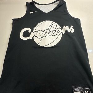 Nike Black and White Reversible 'Creators' Basketball Tank